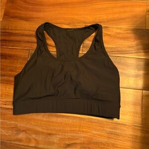 Fabletics Black Racerback Sports Bra‎ size large